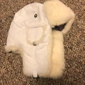 Genuine Rabbit fur snow cap